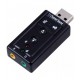 Ewent adaptador de cable USB audio-in/audio-out Negro EW3762